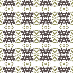 Fototapeta premium Geometric pattern. Seamless vector background. Ethnic graphic design.
