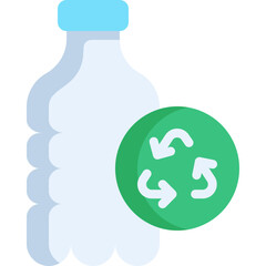 Plastic Bottle flat icon