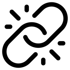 Obraz premium Link line icon