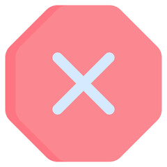 Obraz premium Error flat icon