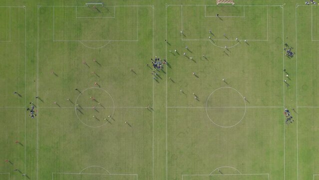Football Matches at Hackney Marshes in London
