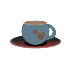 Cute cup of coffee