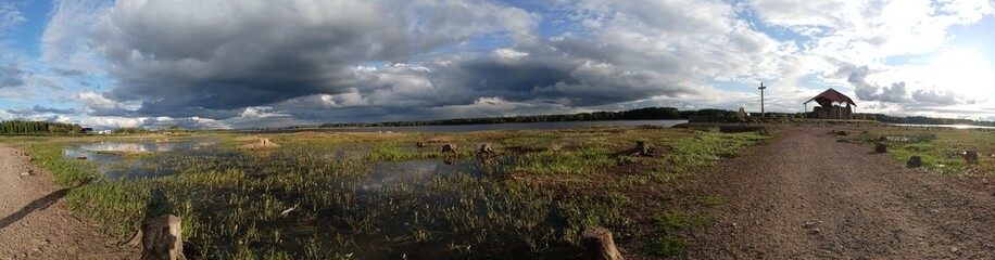 panorama of the mountains