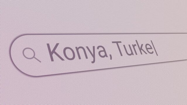 Search Bar Konya Turkey 
Close Up Single Line Typing Text Box Layout Web Database Browser Engine Concept