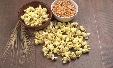 Raw Corn Seeds or Corn kernels are from Maize is a grain, and the kernels are used in cooking as a vegetable or a source of starch.