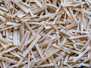 mini Turkish noodle also known as "eriste" photo texture background