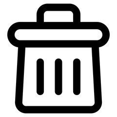 Delete line icon
