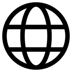 Globe line icon © HacaStudio