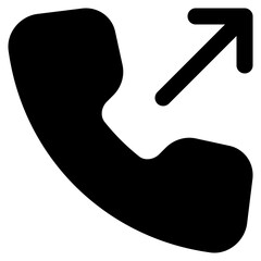 Outgoing Call glyph icon