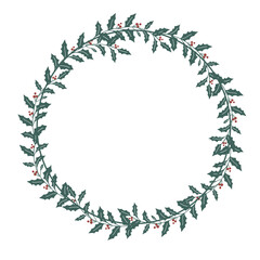 Christmas flat frames and borders