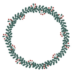 Christmas flat frames and borders