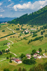 Fototapeta na wymiar Landscape on the plateau of Asiago, Vicenza