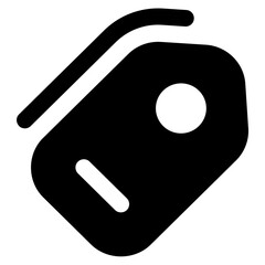 Tag glyph icon