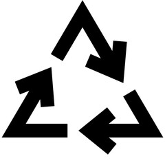 Recycle glyph icon