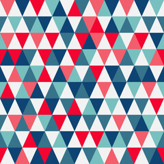 Fototapeta na wymiar seamless vector pattern of from colored triangles. Stylish background. Trend colors