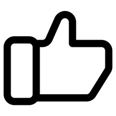 Fototapeta premium like line icon