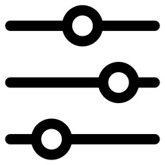 Slider line icon