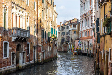 Obraz na płótnie Canvas Venice canal panoramic