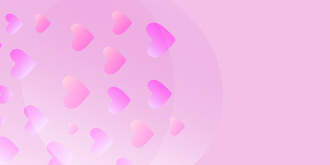 Abstract love pink background