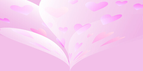 Abstract love pink background