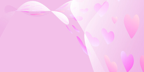 Abstract love pink background