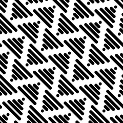 seamless abstract pattern with  black strokes on a white background