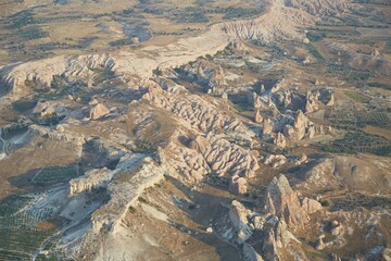 Fototapeta na wymiar Hot Air Ballooning Over Cappadocia