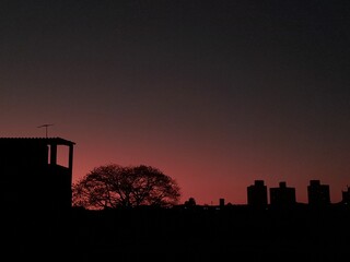 night view of the city