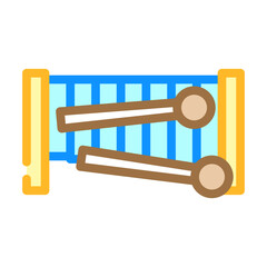 music kid leisure color icon vector. music kid leisure sign. isolated symbol illustration