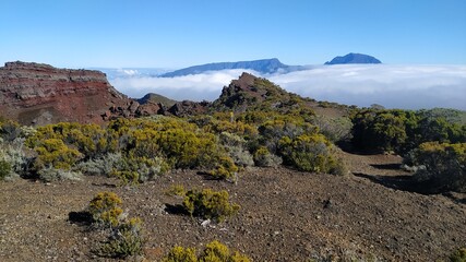 La Réunion - Vue de Piton des Neiges du cratère Commerson - août 22