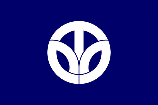 Flag of Fukui Prefecture (Japan) - vector, Fountain of Fortune