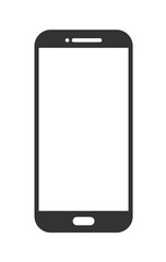 Mobile phone blank mockup.