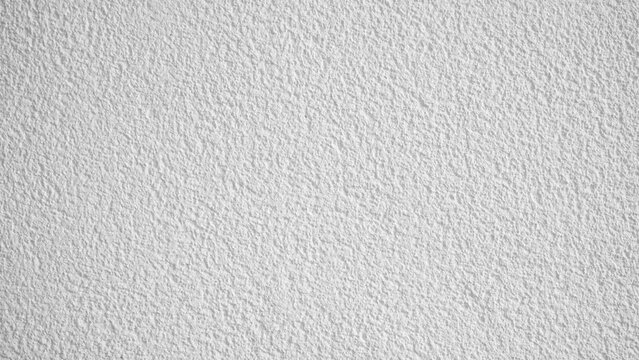 White rough plaster facade wall texture background pattern