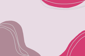 modern pink geometric layout with copy space