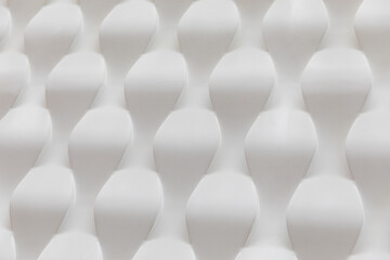 Obraz premium textured ceramic tile surface with bubbles of white color close-up