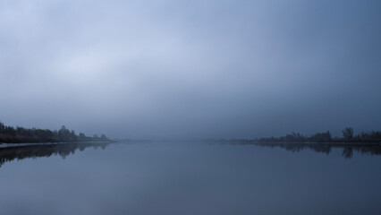 fog over the river