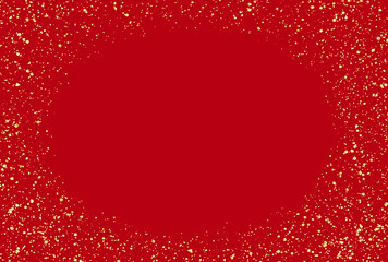 背景素材_ラメグリッター_赤_フレーム