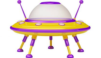 Toy flying saucer in 3d render realistic © Ranilson Arruda