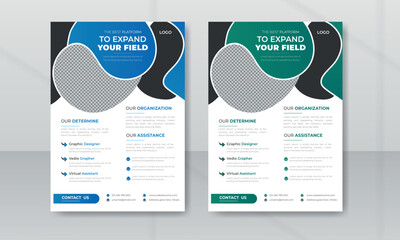 poster flyer pamphlet brochure cover design layout space for photo background, vector illustration template in A4 size