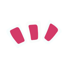 comic element in trendy illustration for stickers design element