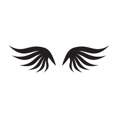 Wing shape for symbol, logo and design element