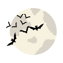 Happy Halloween Moon Element