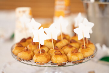 baked sweet dessert ready to serve