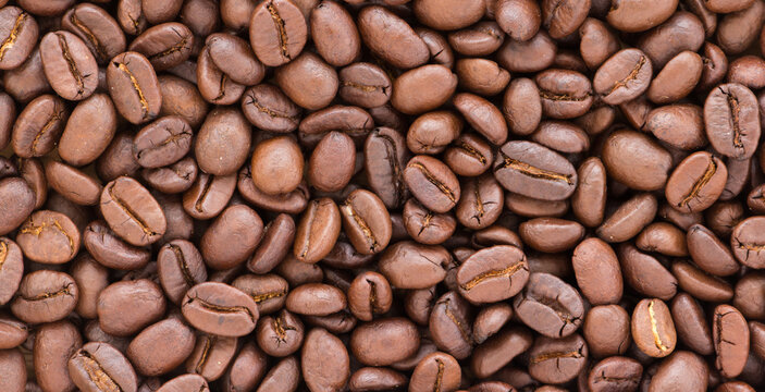 coffee bean background made to use as a background © King N