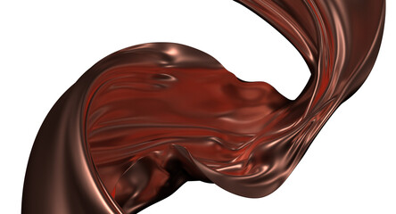 gold cloth background texture. 3D illustration.