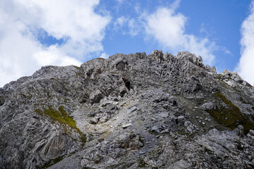 mountain peak in the mountains