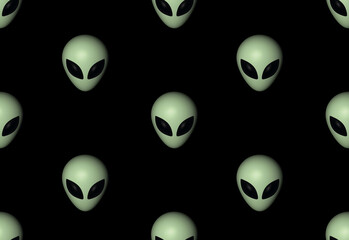 Alien pattern print