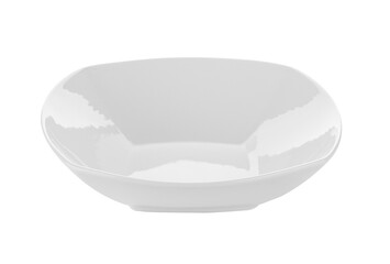 Beautiful white bowl on transparent png