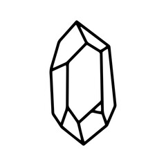 Diamond line art illustration design