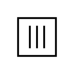 drip dry in laundry symbol designs. laundry icon with line art concept. design elements for fashion and fabrics.